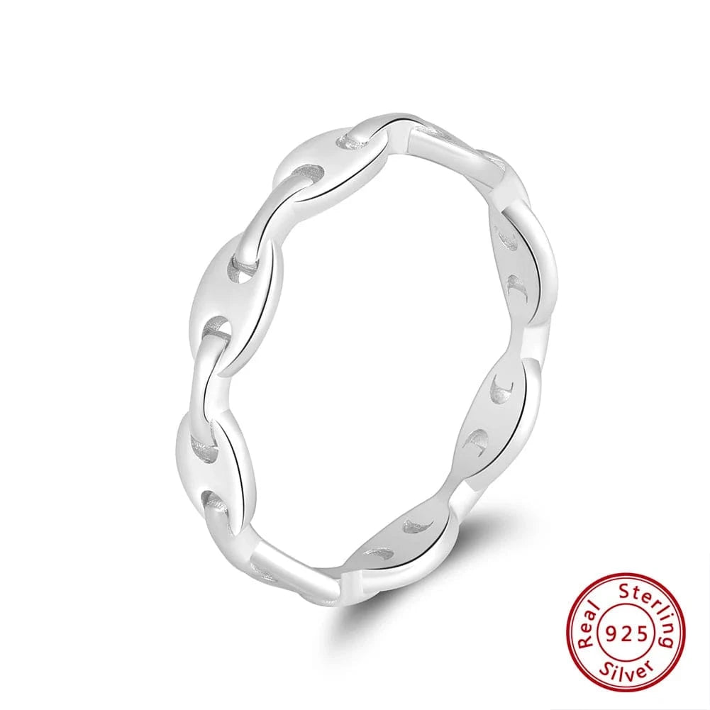 7 / Silver GAR03 RINNTIN Dainty Silver Stacking Rings Minimalist Stackable Bands 14K Gold Plated Thin Rings for Women