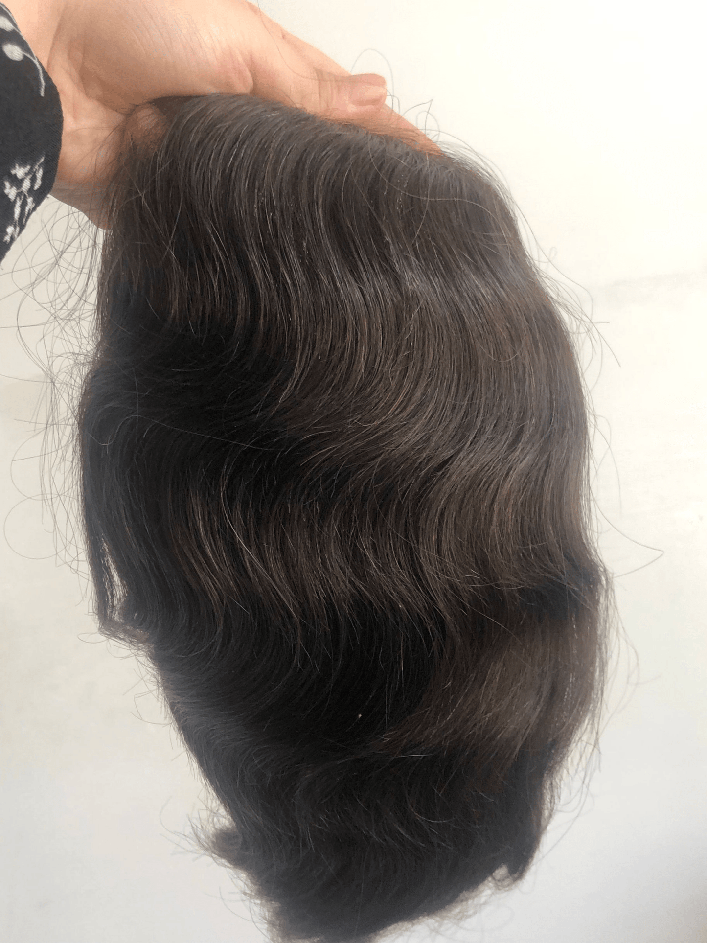 #7 Toupee Lace with PU Brazilian Hair Mens Toupee 100% Human Hair Man Toupee Hair System