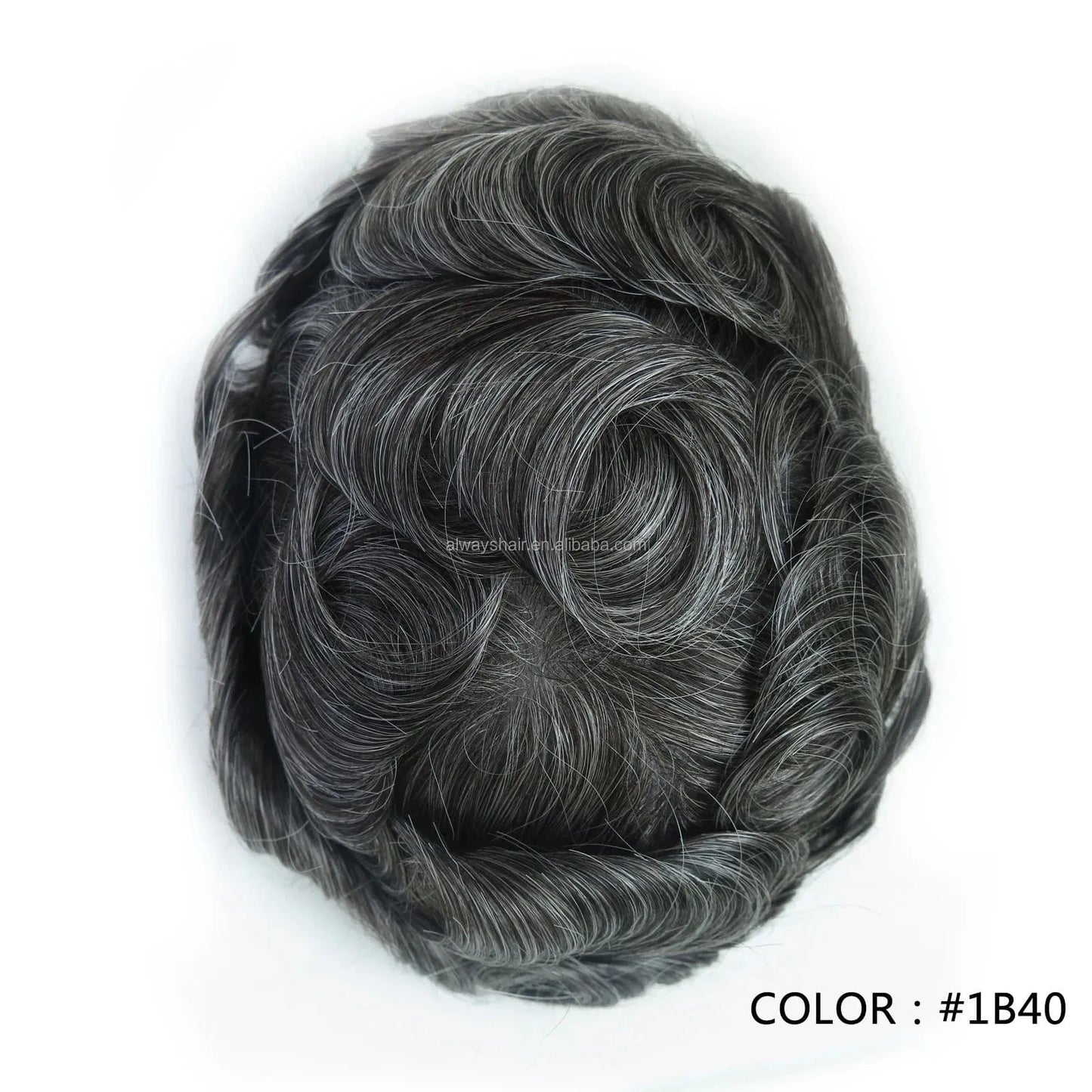 7x9 / 1B40 / 6inches Indian Human Hair Male Wig 6 inches Australia Erkek Peruk