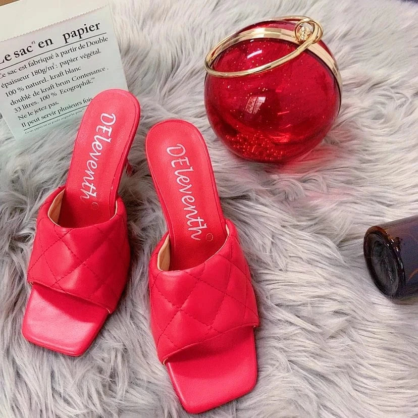 8 / RED-ball-heel set Wholesale New stylist bandana hand bags Lady Fashion Boots with Thin High Heel women boots