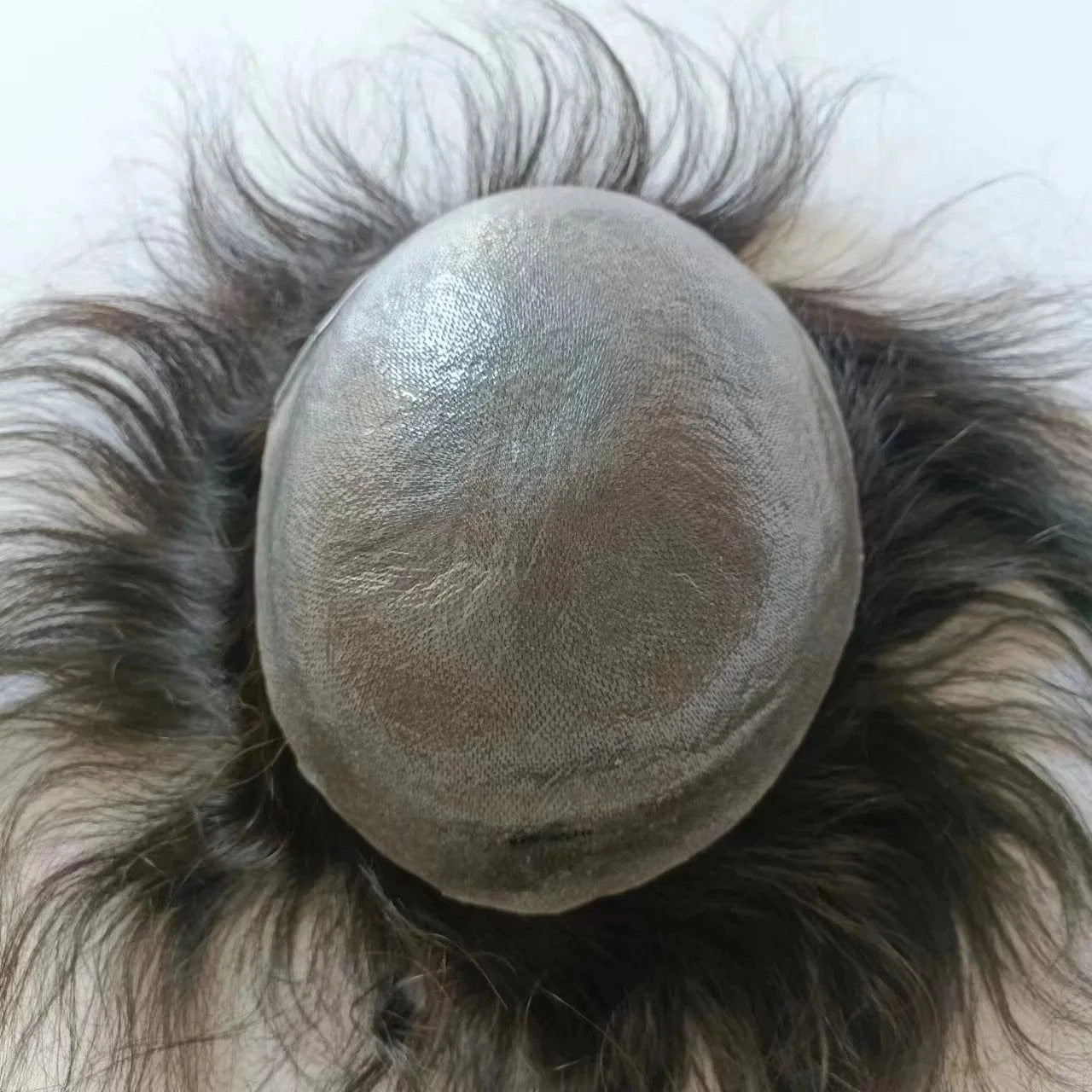 8X10 / 1B / 6inches Individual hair vendor ultra thin skin toupees in 1b color 100% real human hair replacements