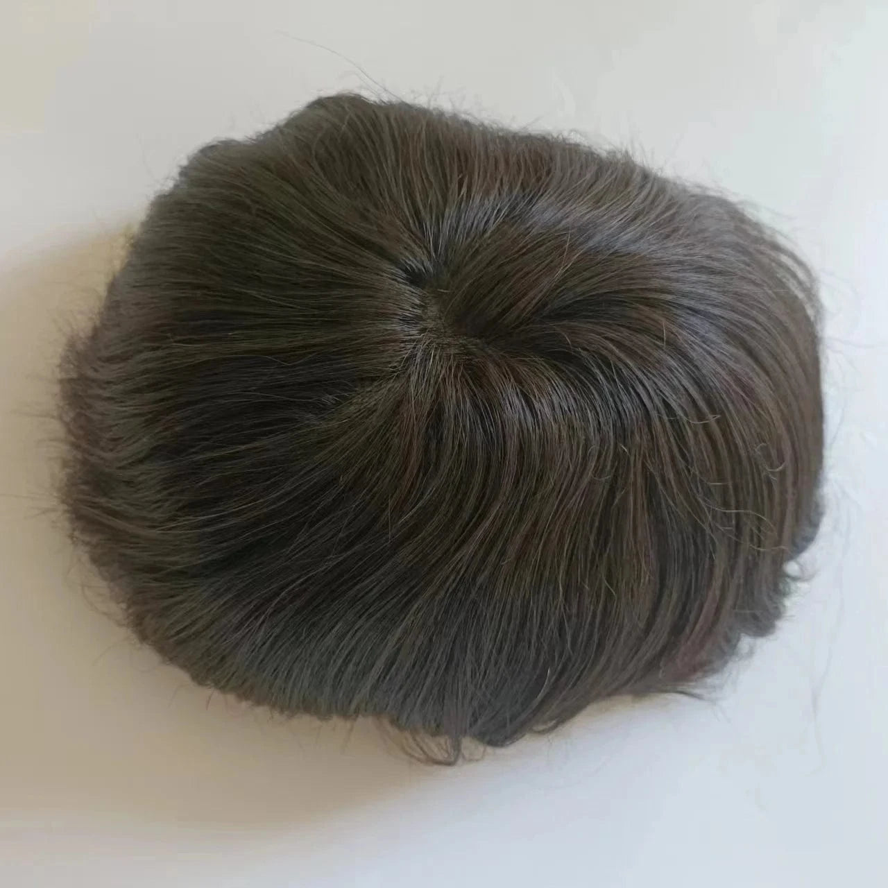 8X10 / 1B / 6inches Individual hair vendor ultra thin skin toupees in 1b color 100% real human hair replacements