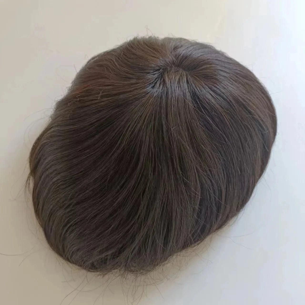 8X10 / 1B / 6inches Individual hair vendor ultra thin skin toupees in 1b color 100% real human hair replacements