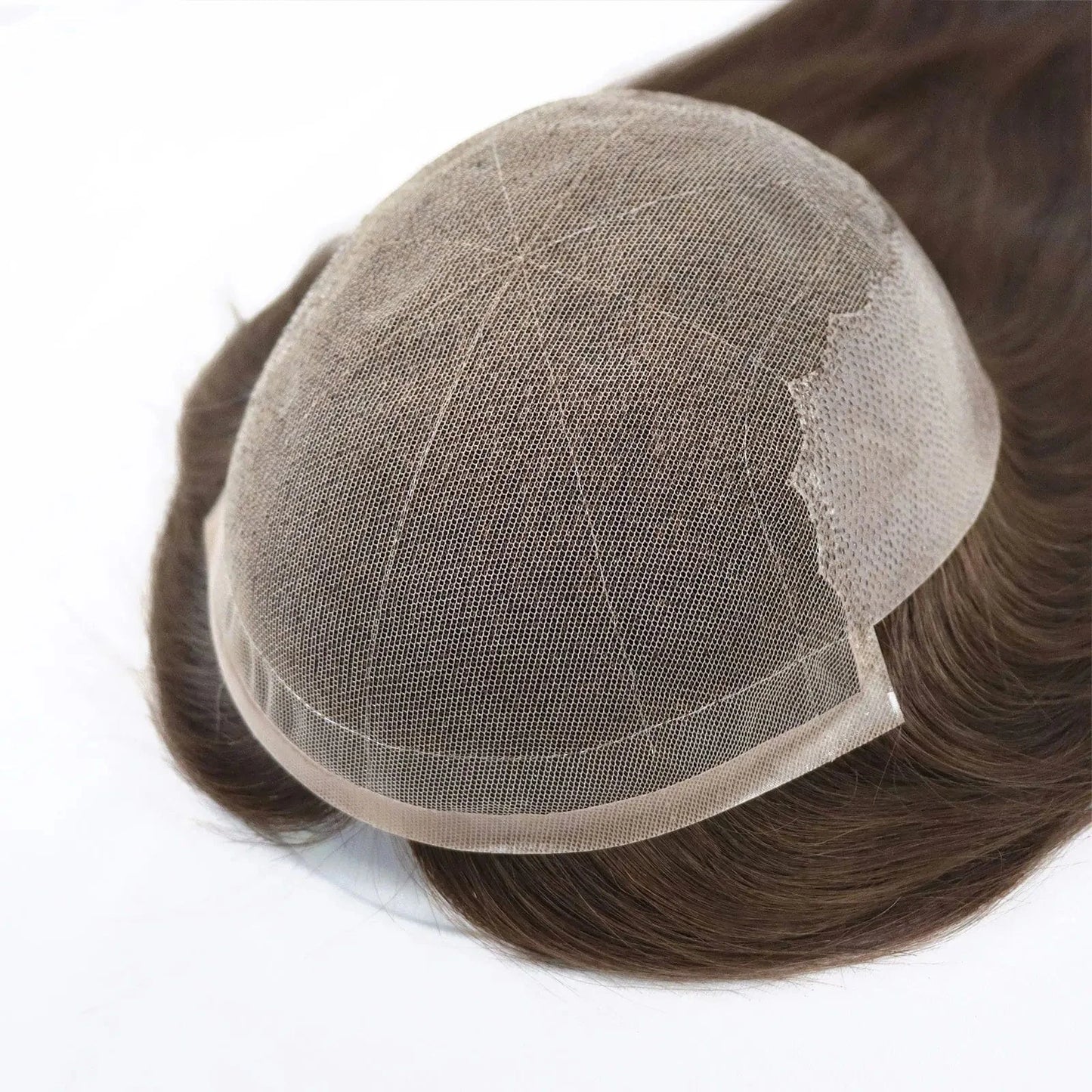 8X10 / 4# 12 inches BODY WAVE / Choose 1B60 Grey 12 Inches Man Hair Unit Hollywood Base Cap Mens Wig 8x10 Hair Extensions Toupee For Men