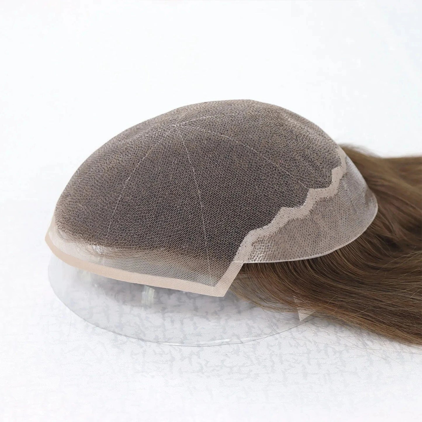 8X10 / 6#12 inches / Choose 1B60 Grey 12 Inches Man Hair Unit Hollywood Base Cap Mens Wig 8x10 Hair Extensions Toupee For Men