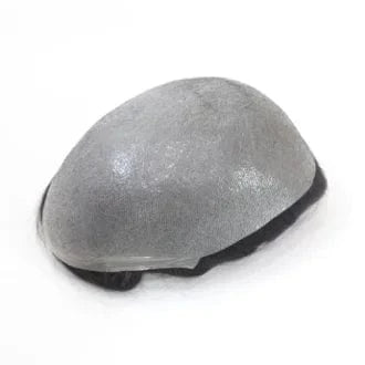8X10 / CNG / 6inches Super Skin Injection V-looped Toupee Human Hair Toupee Men Wig Indian Skin PU 0.03 0.04 0.06 0.10 0.12mm male wig Toupee