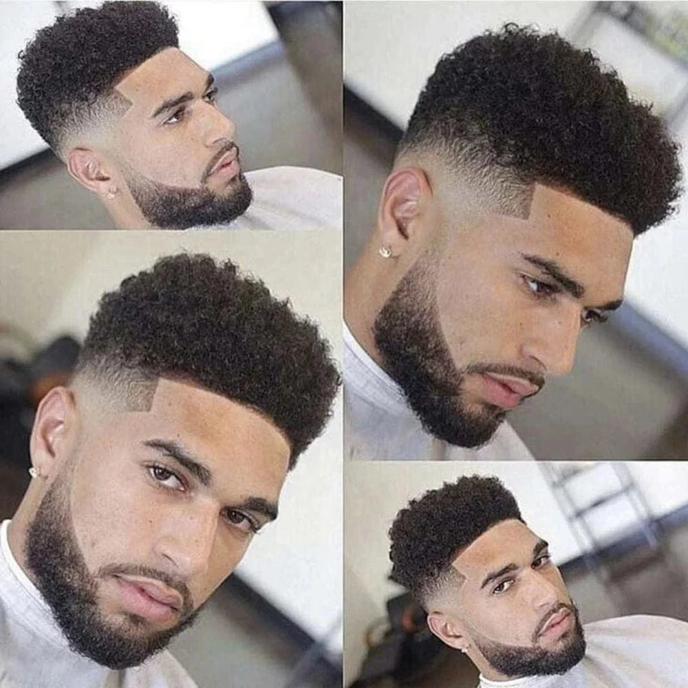 8X10 Indian Men's Replacement Hair Systems Toupee Mono Thin Skin Mens Hairpieces Remy Human Hair Afro Men Toupee