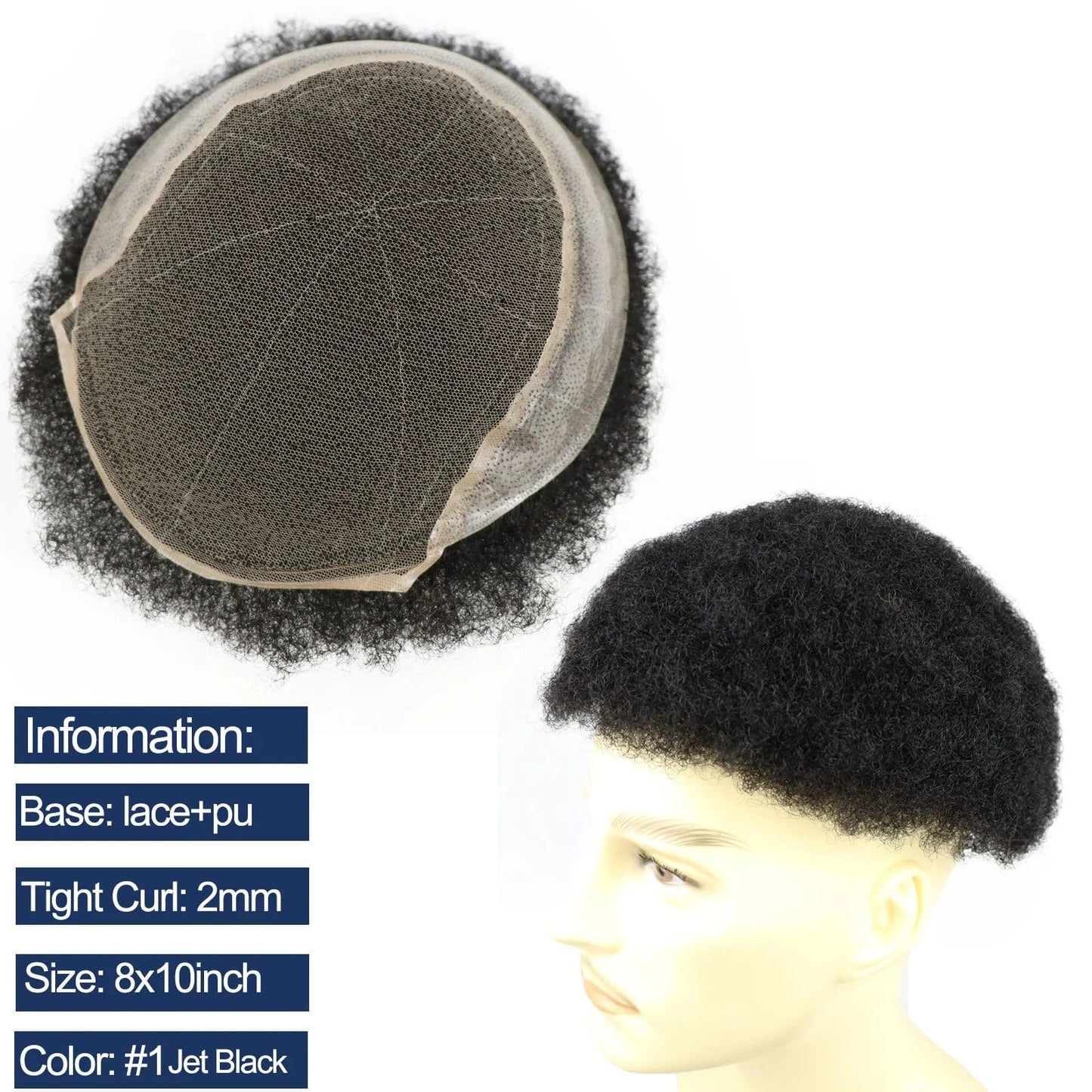 8X10 Indian Men's Replacement Hair Systems Toupee Mono Thin Skin Mens Hairpieces Remy Human Hair Afro Men Toupee
