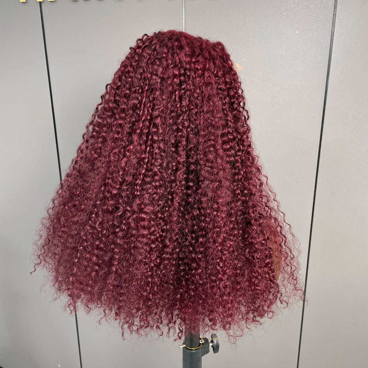 99J burgundy red color curly wigs water wave 13x4 lace front human hair short bob human hair wigs woman