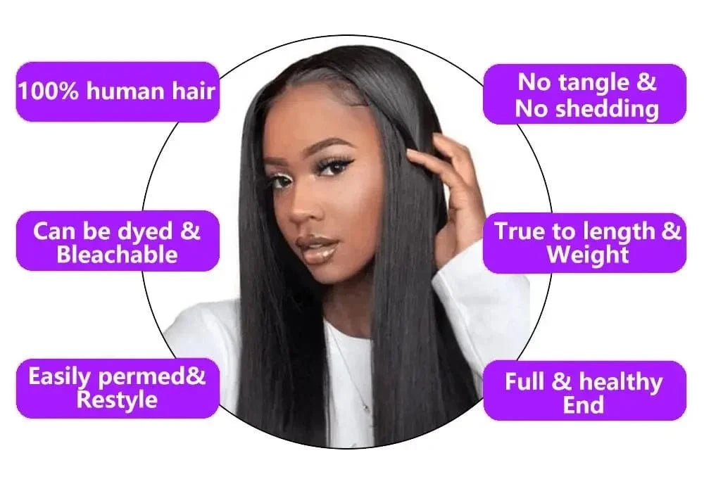 99J Colored Lace Front Human Hair Wigs Straight Burgundy 13x4 HD Transparent Full Lace Frontal Wig Red Glueless Wigs For Women