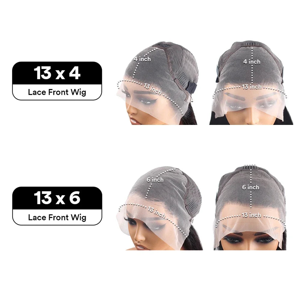 Honey Blonde Lace Front Wig Human Hair #27 Color Straight Lace Frontal Wigs 13x4 13x6 HD Transparent Lace Front Wig Pre Plucked