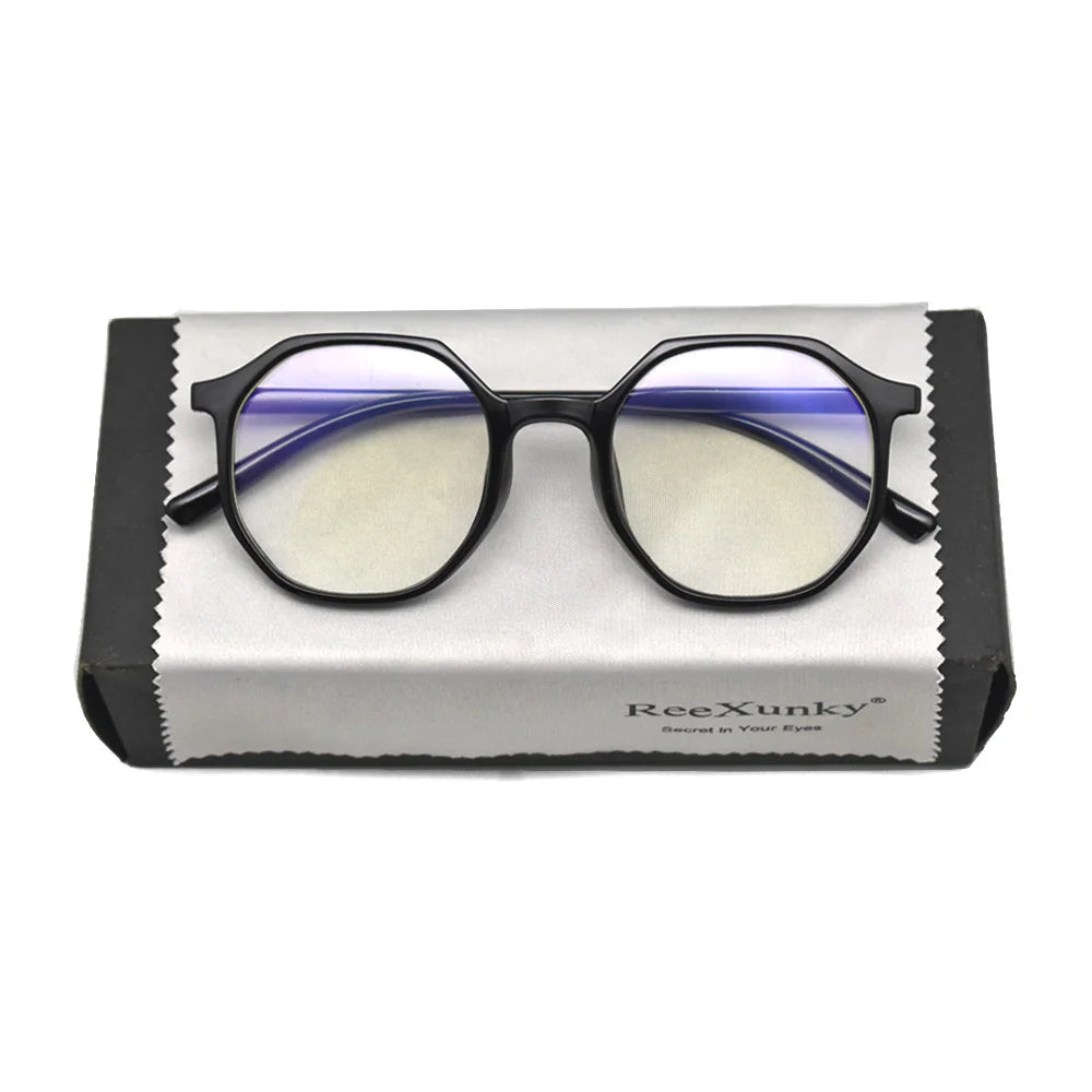 Vintage Round Blue Light Blocking Glasses for Women