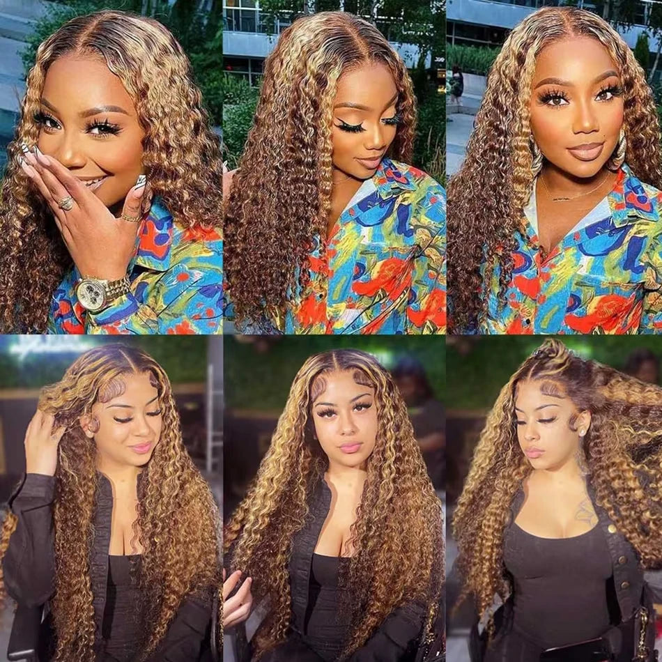 Brazilian Human Hair Ombre Lace Front Wig for Women