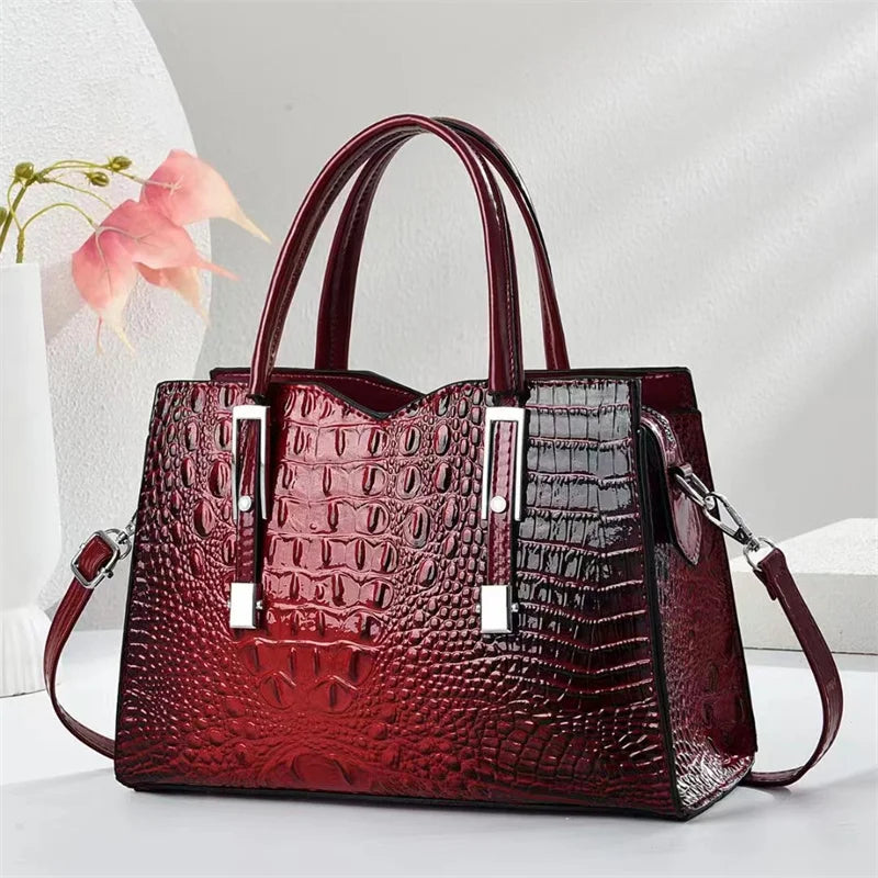 2025 New Women's Luxury PU Leather Handbags and Purses High Quality Wholesale with Zipper Closure Ladies' Fashion Style