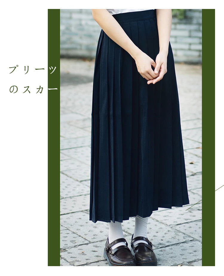 Preppy Black XS - 5XL Pleated Mini Skirt Short Women Summer Autumn Uniform High Waisted Skirts Knee Length Saia Feminina