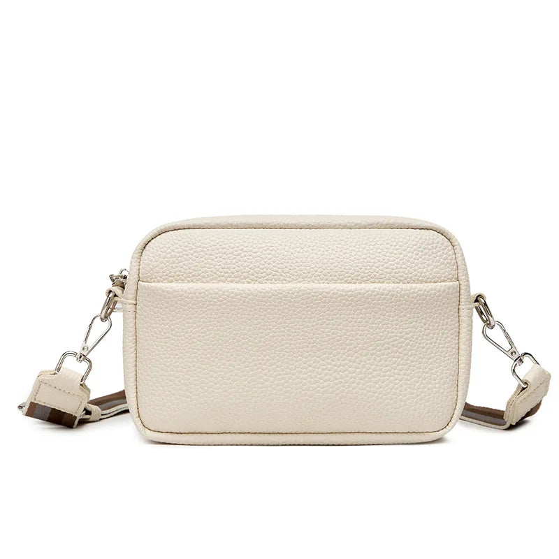 Wholesale Trendy and Fashionable Women's Single Shoulder Crossbody Bags Solid Color Zipper Closure PU Backpacks