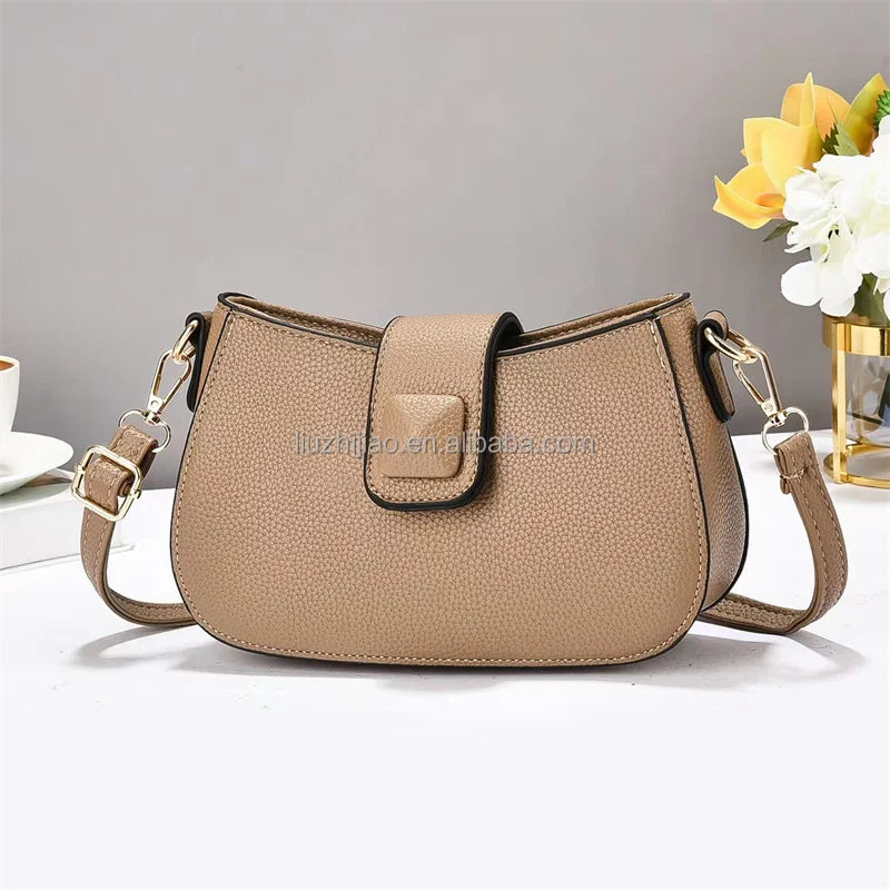2025 Spring Single Shoulder New Women's Trendy Fashion Minimalist Trendy Slanted Underarm Shoulder Bag