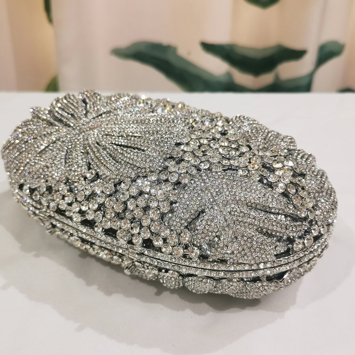 Blue/Yellow/White Multicolored Diamond Crystal Clutch Rhinestone Women Clutches High Quality Phone Wallet Best Party Purse Bag
