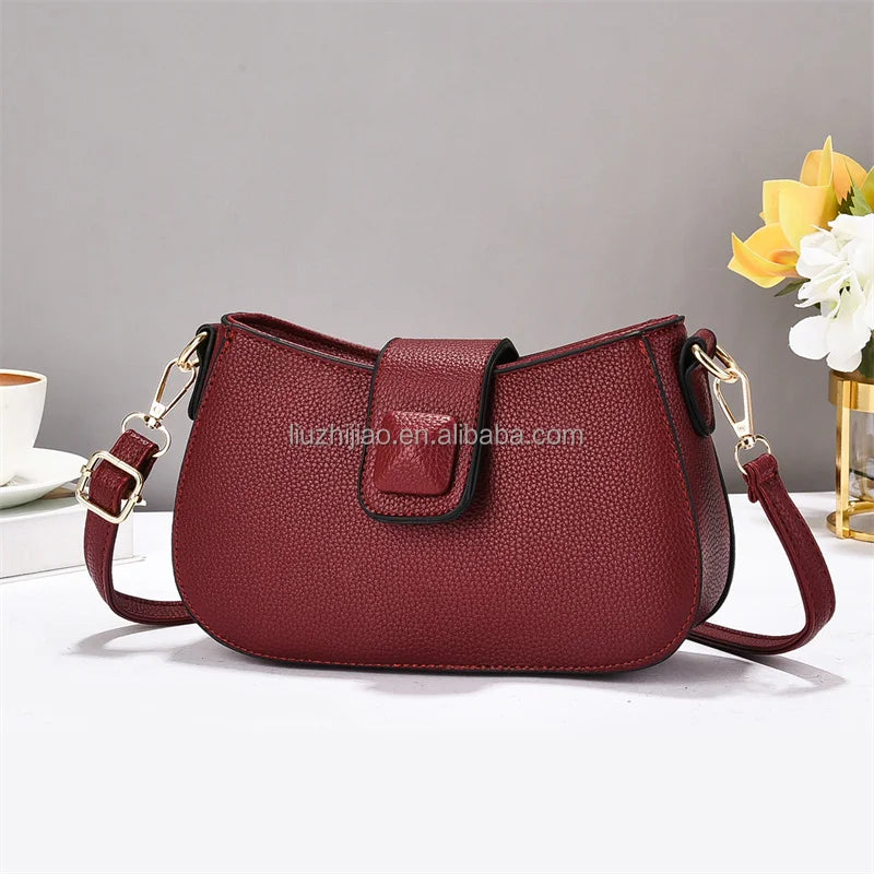 2025 Spring Single Shoulder New Women's Trendy Fashion Minimalist Trendy Slanted Underarm Shoulder Bag
