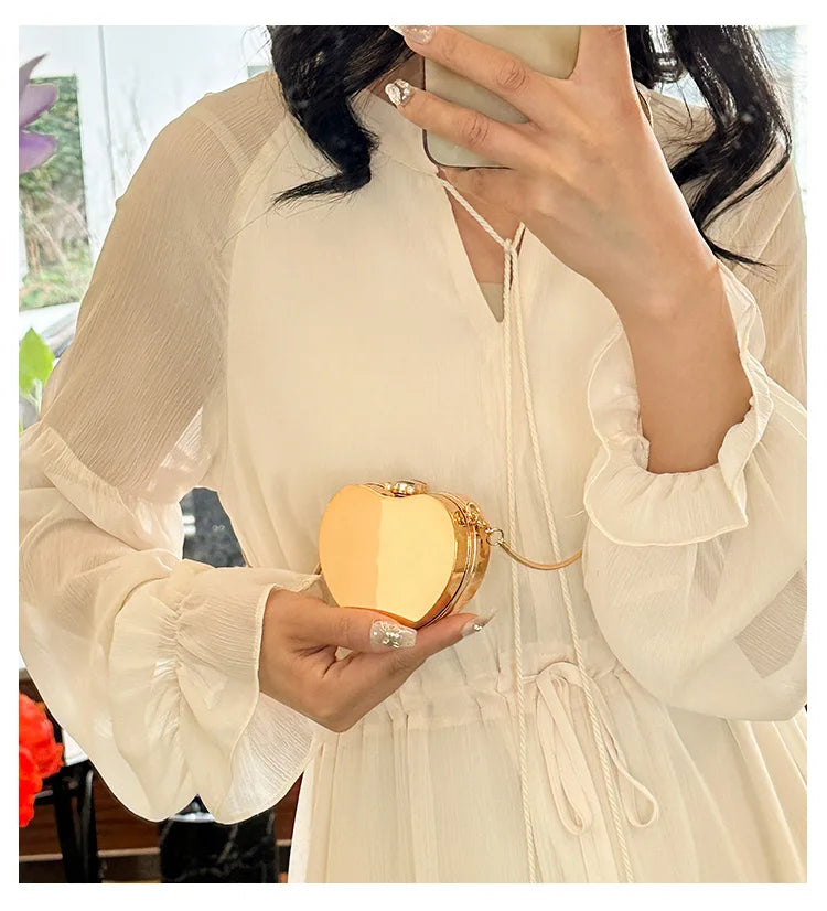 Hot Sale Acrylic Mini Clutch Purse Woman Lipstick Coin Wallets and Bags Cross Chain Shoulder Fashion Party Bags for Women