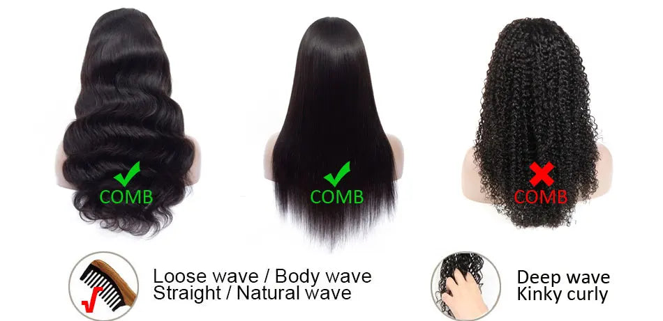 Pre Cut Lace Wig Human Hair Ready to Wear Transparent 13x4/13x6 Lace Front Human Hair Pre Plucked Pre Cut 5X5 Lace Closure Wig