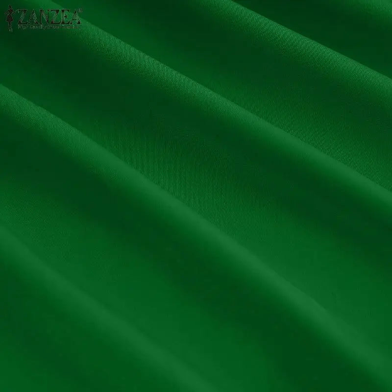 ZANZEA 2024 Summer Women Party Elegant Jumpsuits Wide Leg Rompers Solid Color Wide Leg Playsuits Holiday Chic Sleeveless Overall