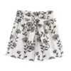 PB&ZA Women 2025 New Chic Fashion Embroidered Paper Bag Style Casual Shorts Skirts Vintage High Waist Female Skorts Mujer