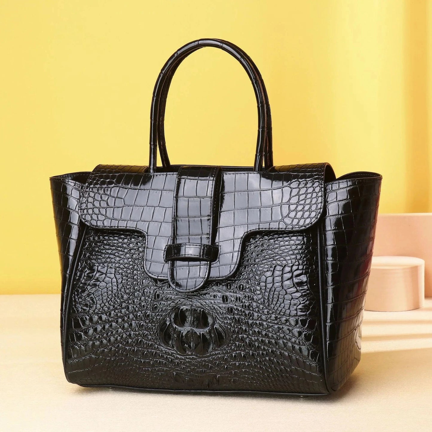 2025 New Luxury Trendy High Quality Crocodile Pattern Shoulder Bag for Women, Large Capacity Fashionable Handbag
