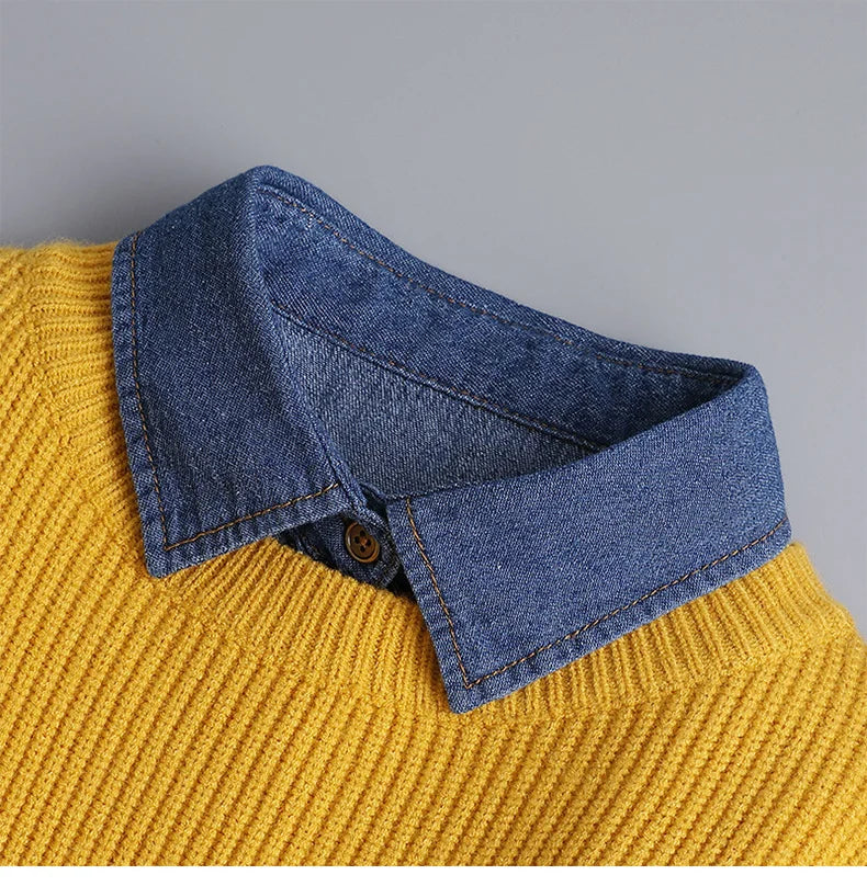 White Fake Collar Shirt Women Shawl Detachable Shirt Collar Lace False Collar Lapel Blouse Women Clothes Accessories Faux Col