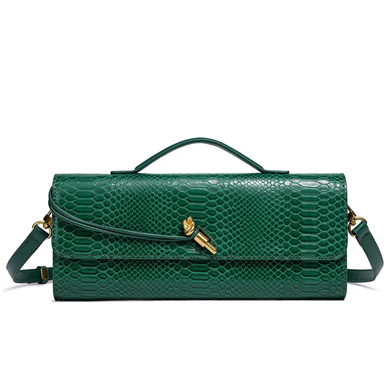 2025 Women's New Waterproof Evening Shoulder Bag with Lock Strap and Two Handles/Closures for Beach Use and Christmas Fashion
