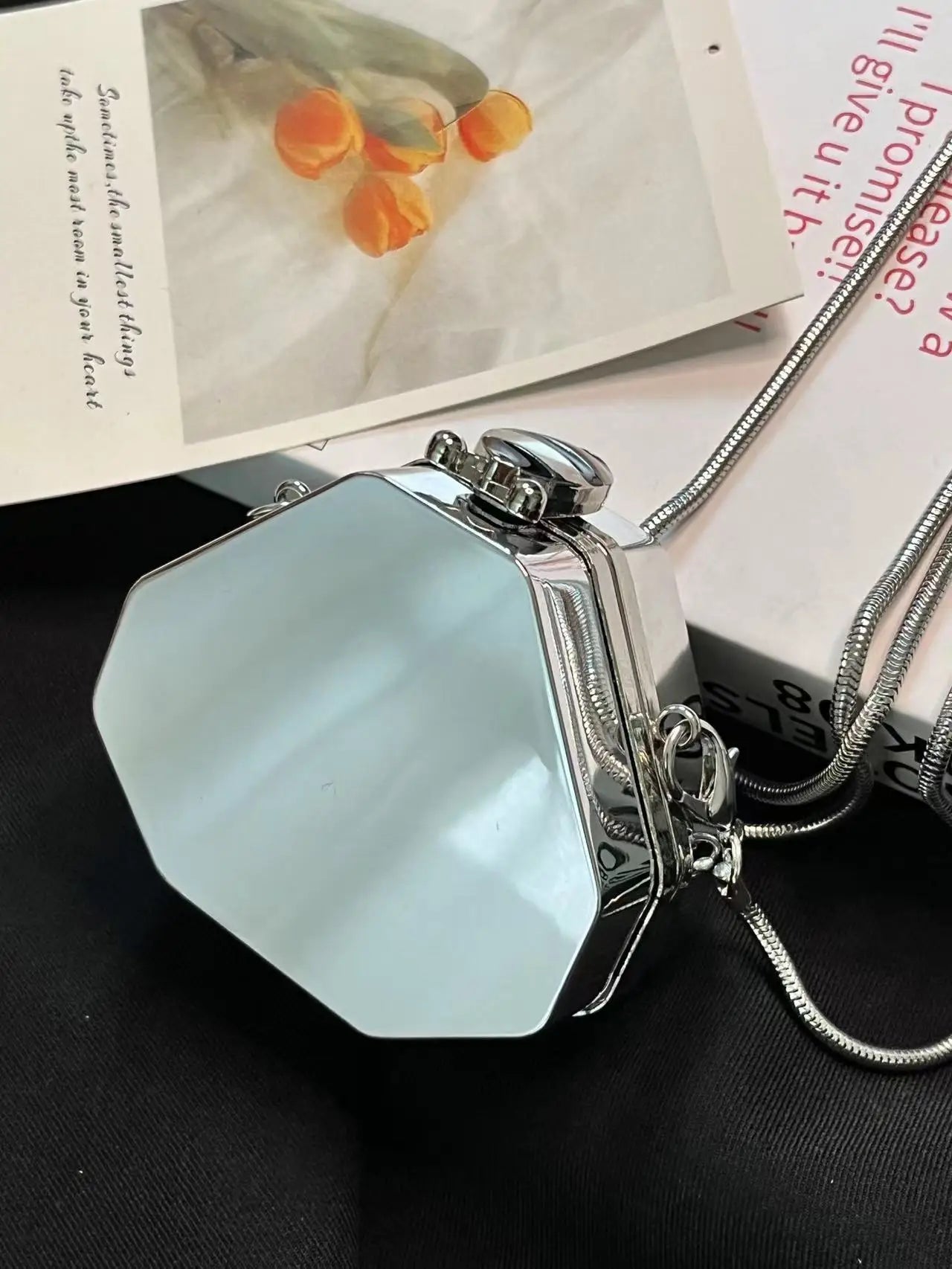 Hot Sale Acrylic Mini Clutch Purse Woman Lipstick Coin Wallets and Bags Cross Chain Shoulder Fashion Party Bags for Women
