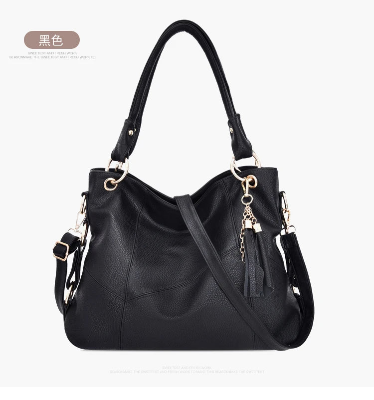 2025 High Quality Girls' Casual Tote 2- Piece Bag Color-Matching Design Large Capacity Rich Colors Sacs Main