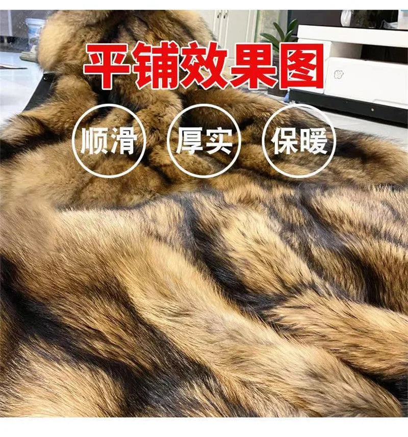 Winter Thick Warm Parkas Women Mink Detachable Inner Fur One Coat Long FauxFur Mink Cotton Jackets Female Hooded Chaquetas Mujer
