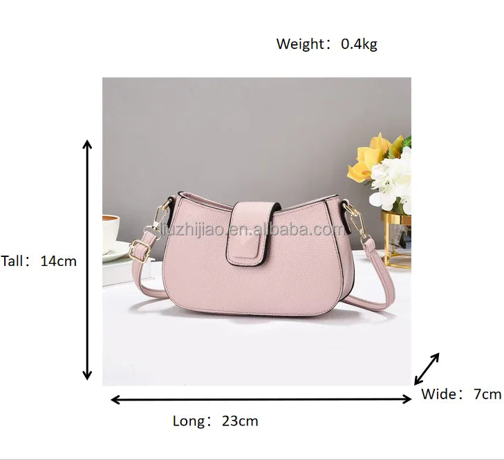 2025 Spring Single Shoulder New Women's Trendy Fashion Minimalist Trendy Slanted Underarm Shoulder Bag