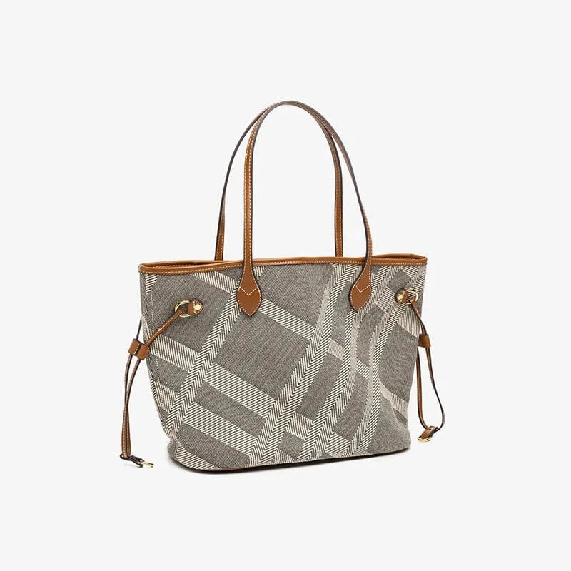 2025 New Casual Fashion Canvas Tote Bag Large Capacity Women's Handbag New Simple Style Travel Bag Fitness Bag