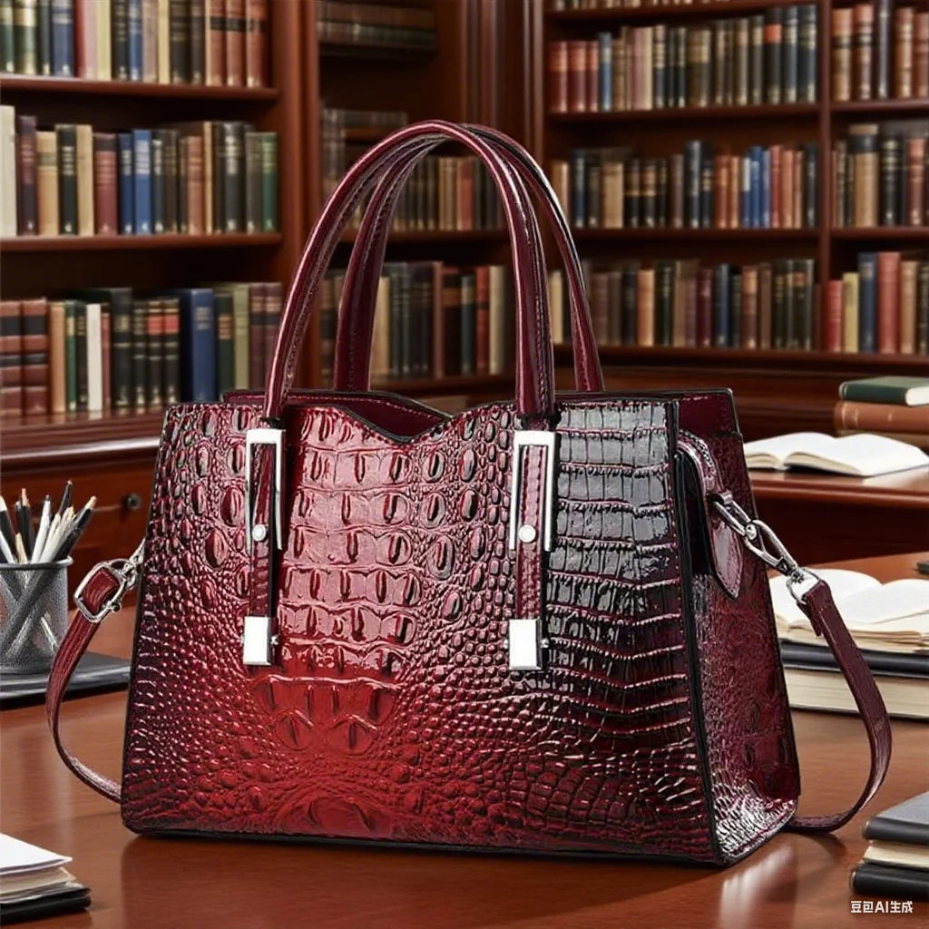 2025 New Women's Luxury PU Leather Handbags and Purses High Quality Wholesale with Zipper Closure Ladies' Fashion Style