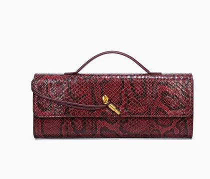 2025 Women's New Waterproof Evening Shoulder Bag with Lock Strap and Two Handles/Closures for Beach Use and Christmas Fashion