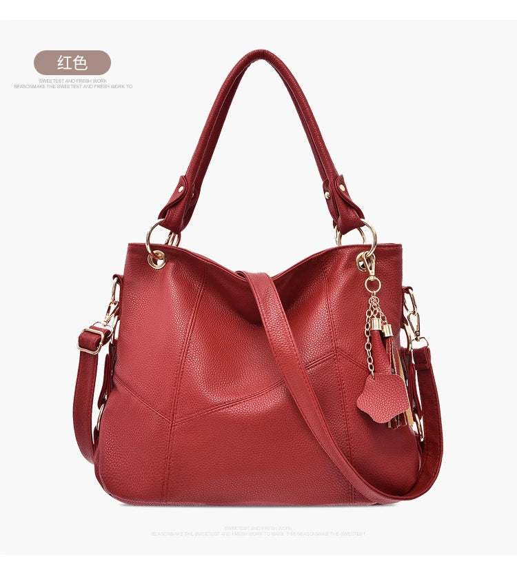 2025 High Quality Girls' Casual Tote 2- Piece Bag Color-Matching Design Large Capacity Rich Colors Sacs Main