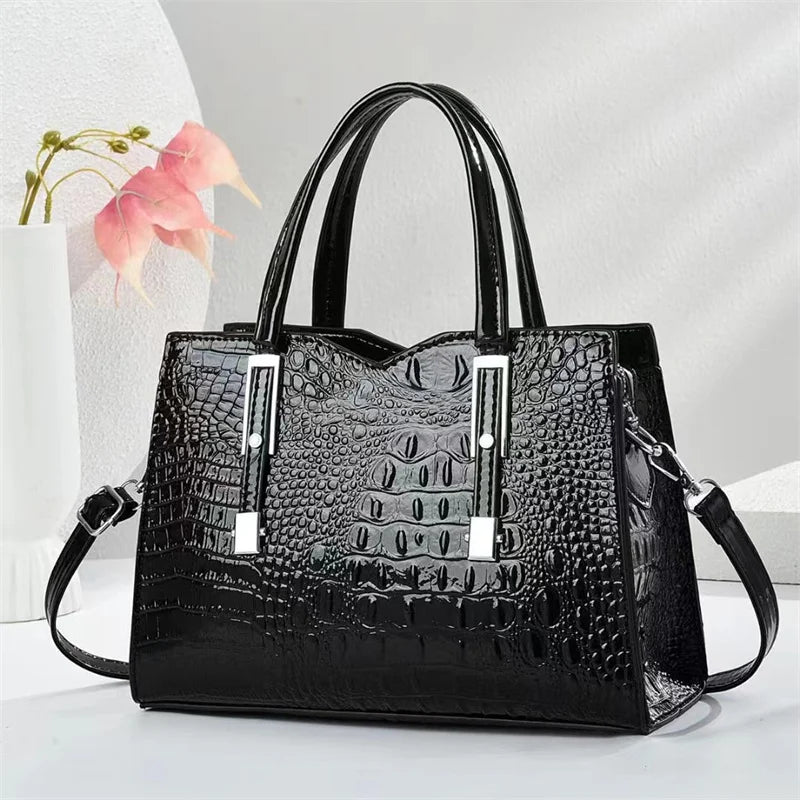 2025 New Women's Luxury PU Leather Handbags and Purses High Quality Wholesale with Zipper Closure Ladies' Fashion Style