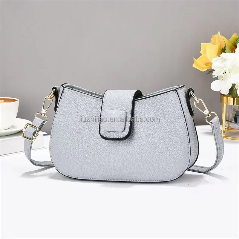 2025 Spring Single Shoulder New Women's Trendy Fashion Minimalist Trendy Slanted Underarm Shoulder Bag