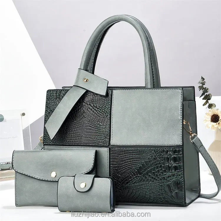 2025 Bag for Women Three Pieces Set Fashion Ladies Handbag Shoulder Large Capacity Bag for Business Versatile Casual Handbag
