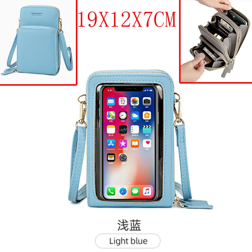 Colorful Phone Bag With Card Holder For Women Daily Use