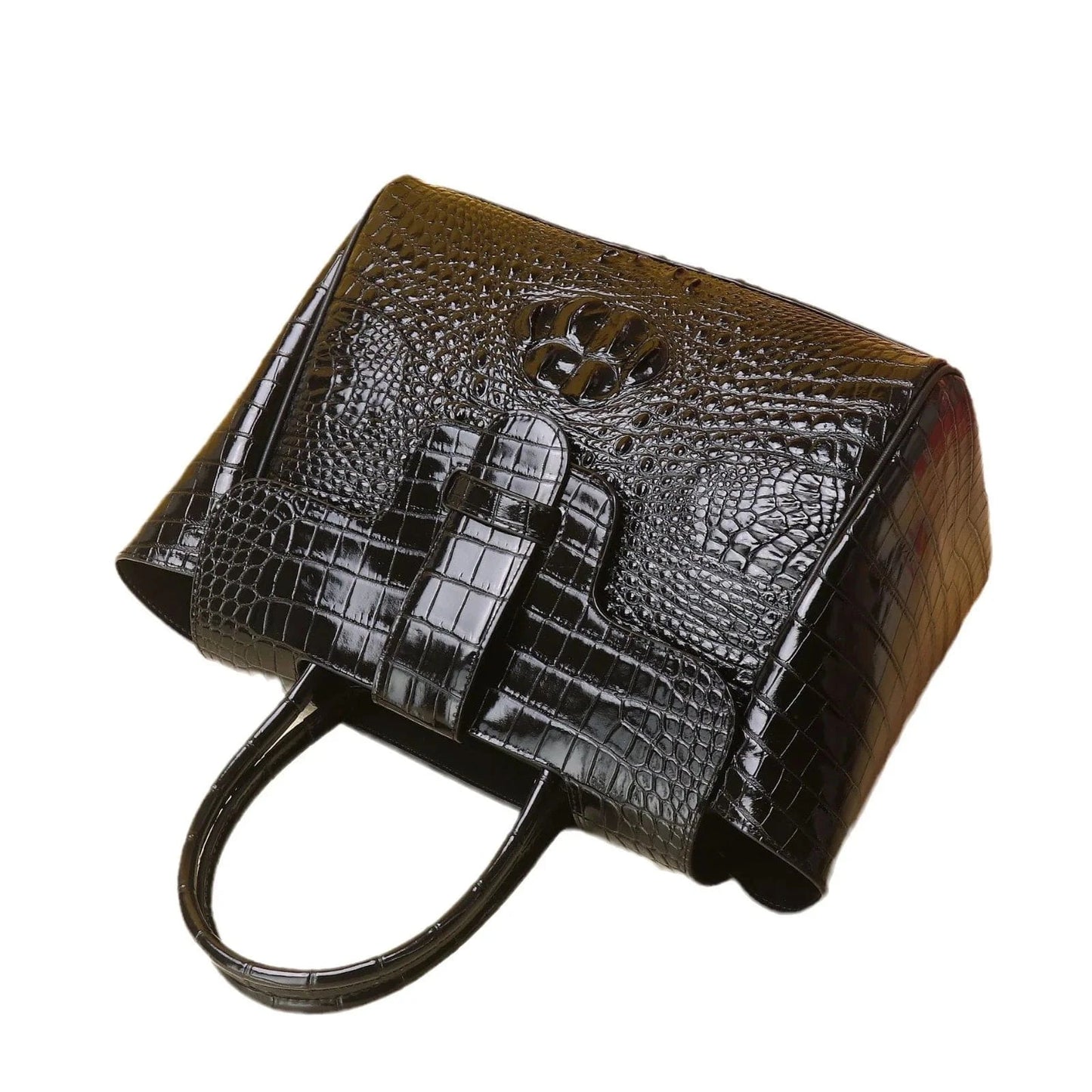 2025 New Luxury Trendy High Quality Crocodile Pattern Shoulder Bag for Women, Large Capacity Fashionable Handbag