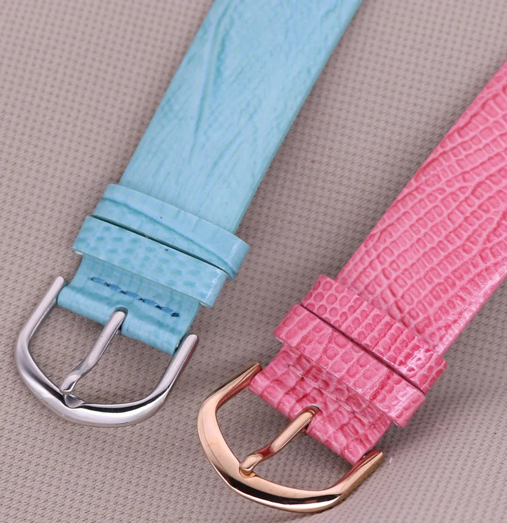 Luxury Unicorn Melissa Women's Watch Rhinestone Crystal Fashion Hour Real Leather Bracelet Clock Girl's Birthday Gift Box