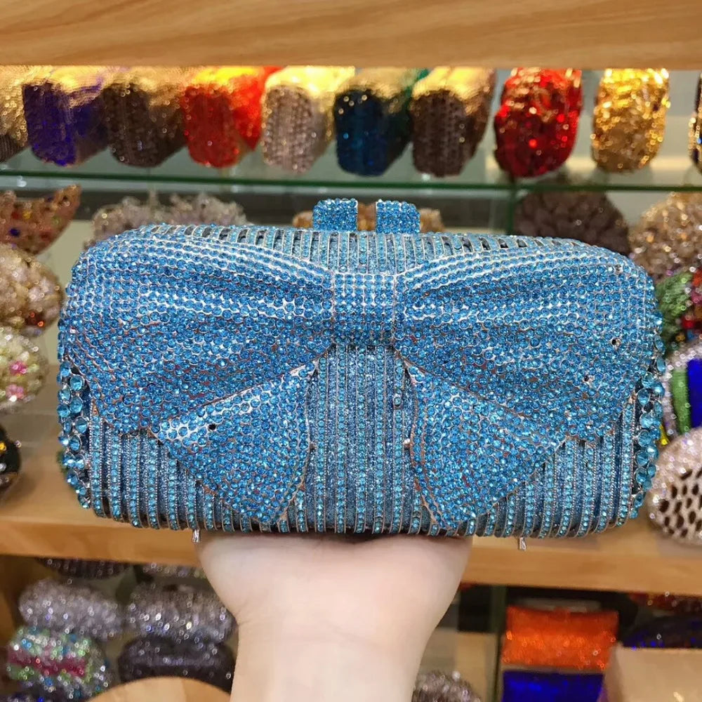 Women silver/gold/black/grey Crystal Diamond party/wedding/cocktail/prom/nightclub evening bags clutch purse wallet bag handbag