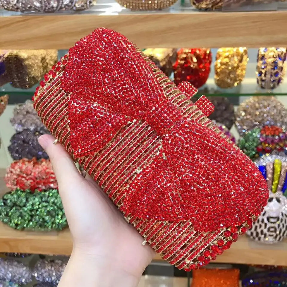 Women silver/gold/black/grey Crystal Diamond party/wedding/cocktail/prom/nightclub evening bags clutch purse wallet bag handbag