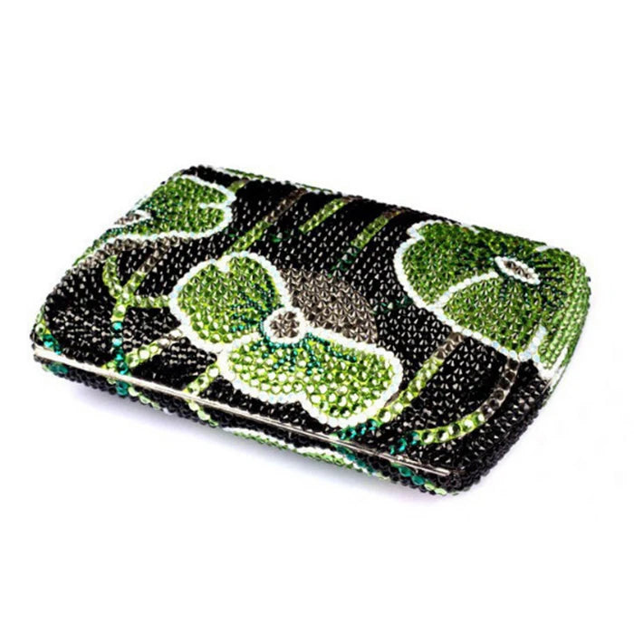 Luxury Rhinestone Women Evening Clutch Bags Flower Fashion PLAIN Clutches Rhinestone Crystal Clutch Bag for Female Hangbag bag