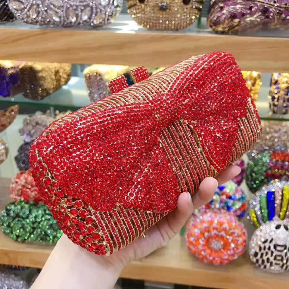 Women silver/gold/black/grey Crystal Diamond party/wedding/cocktail/prom/nightclub evening bags clutch purse wallet bag handbag