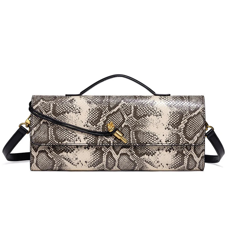 2025 Women's New Waterproof Evening Shoulder Bag with Lock Strap and Two Handles/Closures for Beach Use and Christmas Fashion