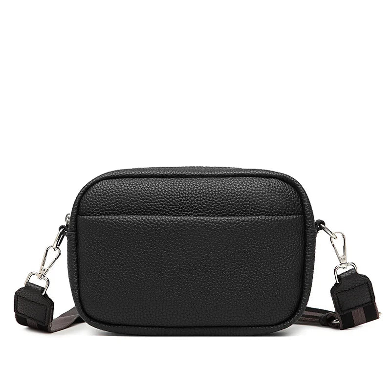 Wholesale Trendy and Fashionable Women's Single Shoulder Crossbody Bags Solid Color Zipper Closure PU Backpacks